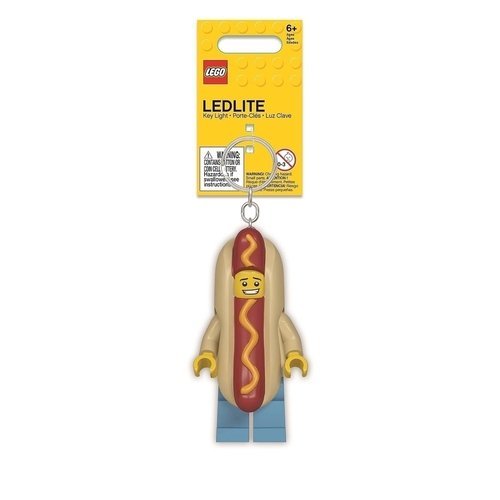 Брелок-фонарик для ключей LEGO Hot Dog Man