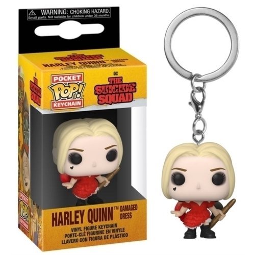 Брелок Funko POP! Keychain: Suicide Squad: Harley Quinn (Damaged Dress)